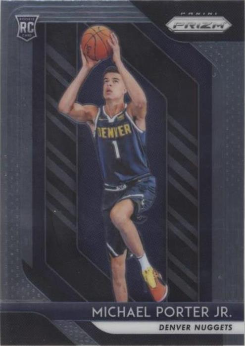 その他 PANINI PRIZM MICHAEL PORTER Jr. AUTO 2018 Panini Prizm #14 Rookie Auto Michael Porter Jr. Denver