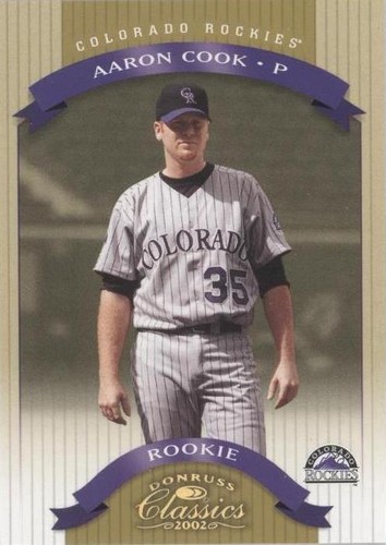 2002 Donruss Classics - Aaron Cook #202