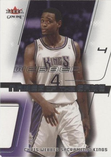 2002-03 Fleer Genuine - Chris Webber #NG 13