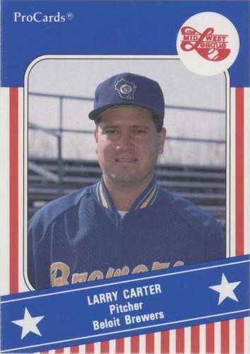 1991 ProCards Midwest League All Star Game - Larry Carter #MWL 32
