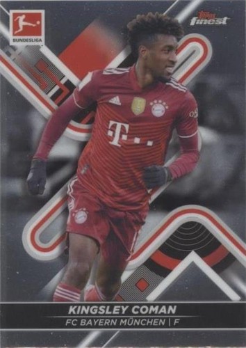 Kingsley Coman 2023-24 Topps Chrome Bundesliga #87 FC Bayern