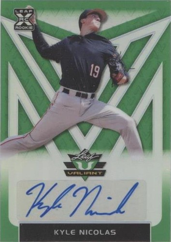 2020 Leaf Valiant - Kyle Nicolas #BA-KN1