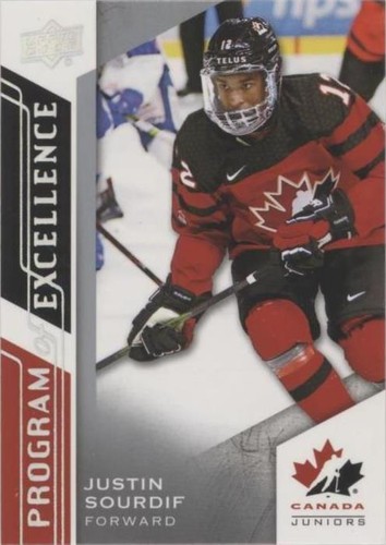 2020-21 Upper Deck Team Canada Juniors - Justin Sourdif #144