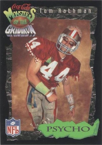 1994 Classic Pro Line Live Coca-Cola Monsters of the Gridiron Tom Rathman #27