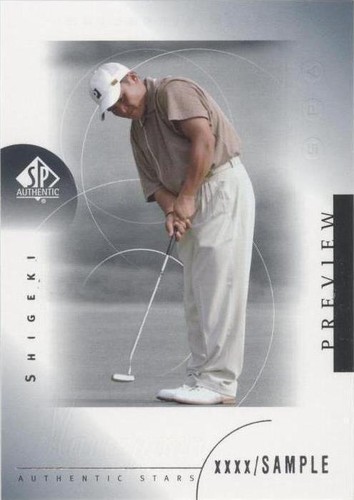 2001 SP Authentic Preview - Shigeki Maruyama #49