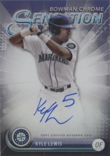 2020年新人王 Kyle Lewis RC Autograph Bowman PSA 10 KYLE LEWIS AUTO 1st 2016 Bowman Chrome Autograph