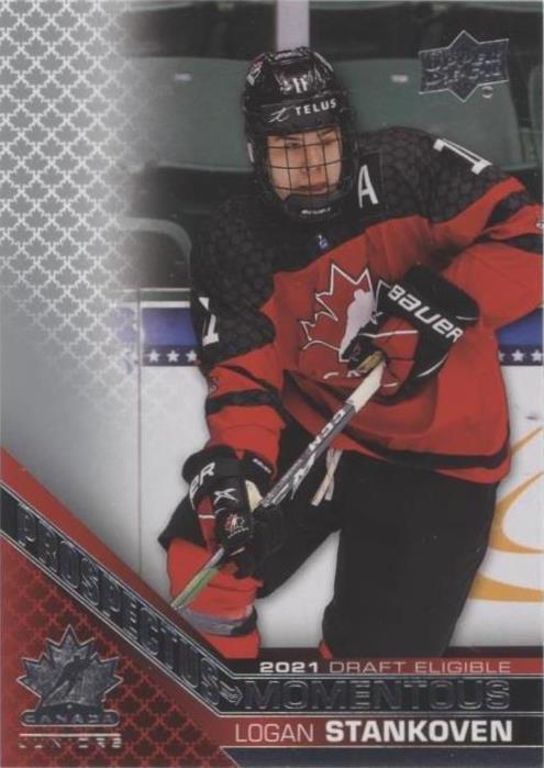 2022 Upper Deck Team Canada Juniors - Logan Stankoven #PM-42