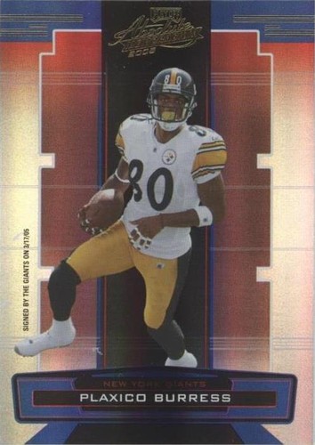 2005 Playoff Absolute Memorabilia Plaxico Burress #98