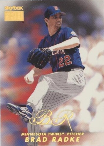 1999 Skybox Premium - Brad Radke #100
