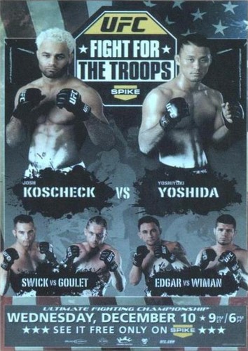 2009 Topps UFC - Josh Koscheck Yoshiyuki Yoshida #FPR-UFN16
