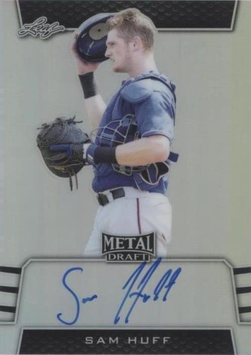 2019 Leaf Metal Draft - Sam Huff #BA-SH1