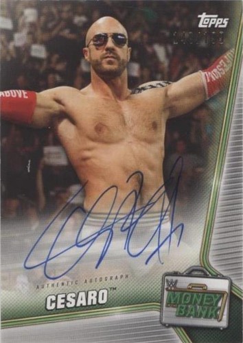 2019 Topps WWE Money in the Bank - Cesaro #A-CS