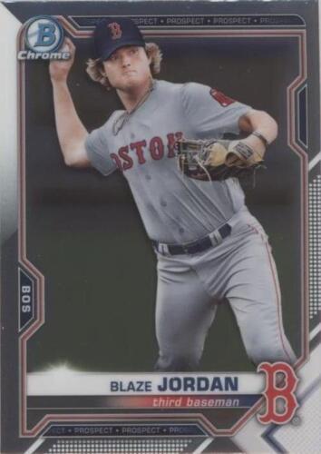 BLAZE JORDAN AUTO 1st 2021 Bowman Chrome Prospects Autograph