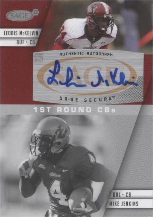 2008 SAGE Squared Leodis McKelvin Mike Jenkins #A-85A