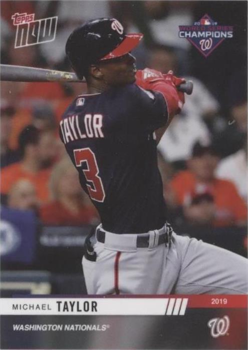 2019 Topps Now - Michael Taylor #WSC-20