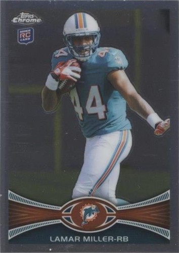 2012 Topps Chrome Lamar Miller #38