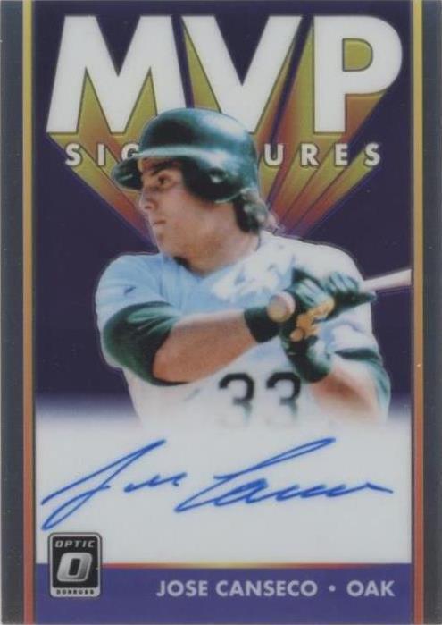 Panini Donruss Optic 2019 - Jose Canseco #MVP-JC