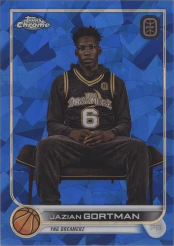 2022-23 Topps Chrome OTE Overtime Elite Sapphire Edition - Jazian Gortman #93