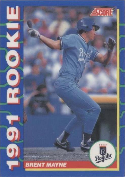 Score Rookies 1991 - Brent Mayne #8
