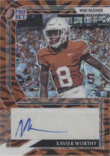 2022 Leaf Pro Set Metal Xavier Worthy #PA-XW1