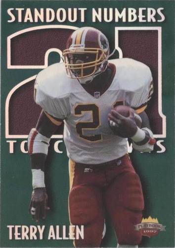 1997 Score Board Playbook Terry Allen #SN26