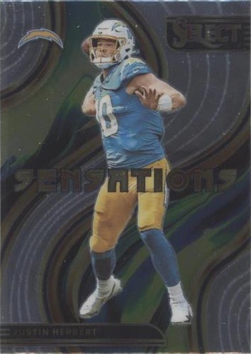 2022 Panini Select Justin Herbert #SEN-6