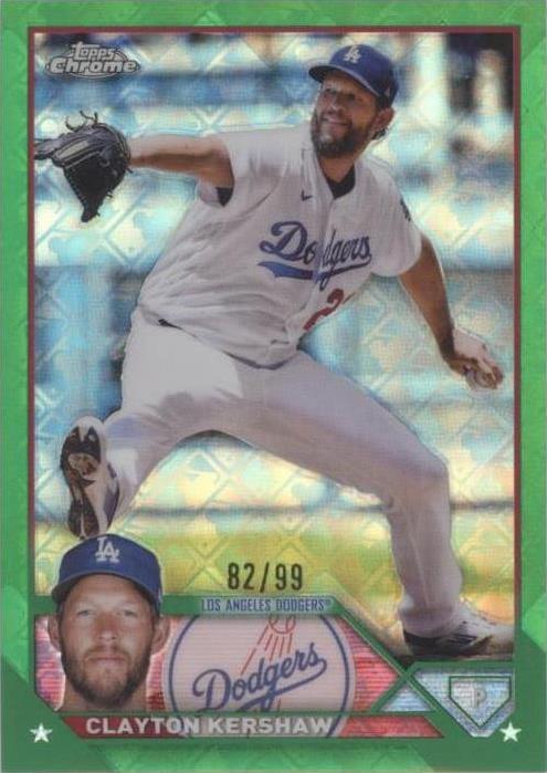2023 Topps Chrome Logofractorクレイトン・カーショウ