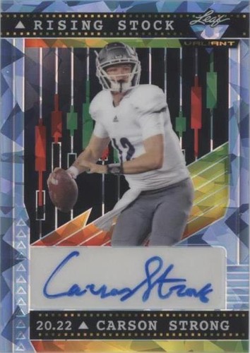 2022 Leaf Valiant Carson Strong #RS-CS1