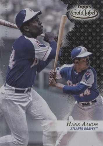 2017 Topps Gold Label - Hank Aaron #91