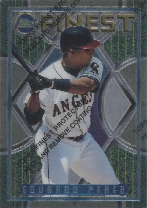 1995 Topps Finest - Eduardo Perez #202