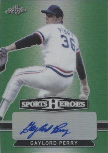 2018 Leaf Metal Sports Heroes - Gaylord Perry #BA-GP1