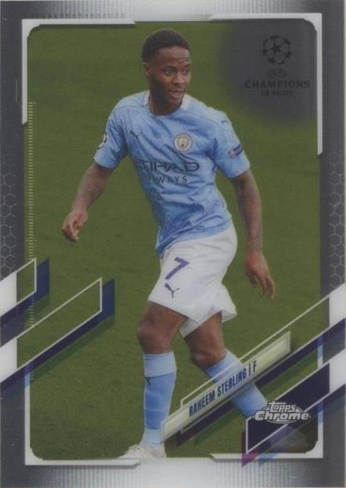 2020-21 Topps Chrome UCL Raheem Sterling #76