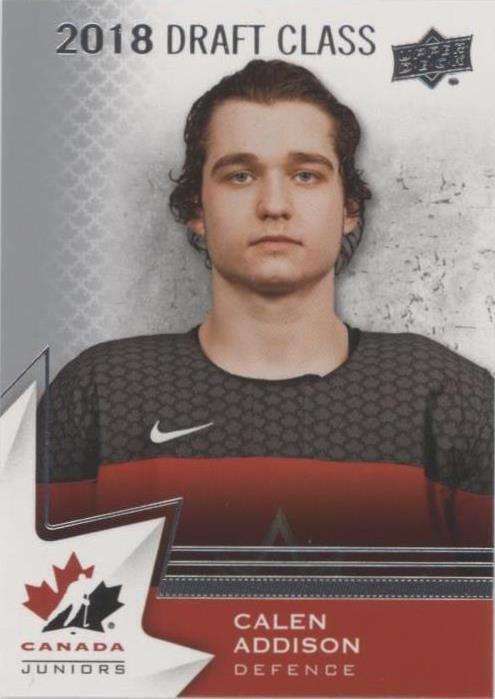 2020-21 Upper Deck Team Canada Juniors - Calen Addison #85