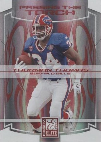 2008 Donruss Elite Marshawn Lynch Thurman Thomas #PT-4