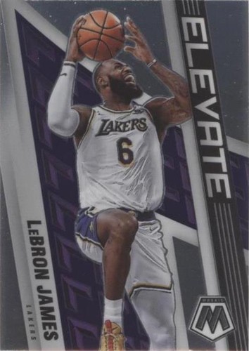 2021-22 Panini Mosaic LeBron James Straight Fire Insert #6