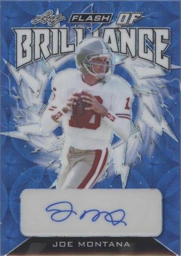 2022 Leaf Flash Joe Montana #FB-JM2