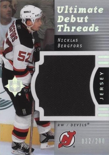 2007-08 Ultimate Collection - Niclas Bergfors #DT-NB
