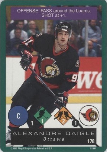 1995-96 Playoff One on One Challenge - Alexandre Daigle #178