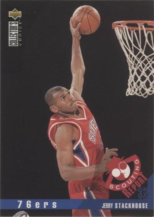 1995-96 Upper Deck Collector's Choice International French II - Jerry Stackhouse #130