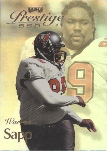 1999 Playoff Prestige SSD Warren Sapp #B128