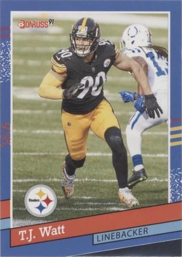 2021 Panini Donruss T.J. Watt #91-1