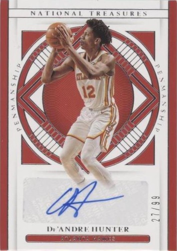2020-21 Panini National Treasures - De'Andre Hunter #PEN-DAH