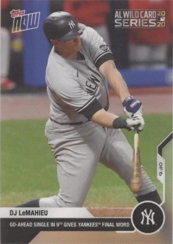 2020 Topps Now DJ LeMahieu #344