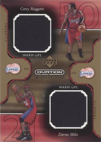 2002-03 Upper Deck Ovation - Corey Maggette/Darius Miles #CM/DM