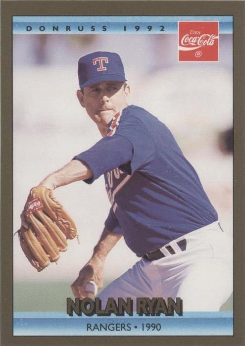 Donruss Coca-Cola 1992 Nolan Ryan serie profesional - Nolan Ryan #24