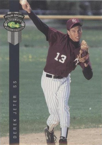 1992 CLASSIC 4 SPORT GOLD DEREK JETER ROOKIE #231 PSA 10 POP 120
