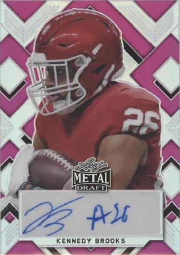 2022 Leaf Metal Draft Kennedy Brooks #PA-KB1