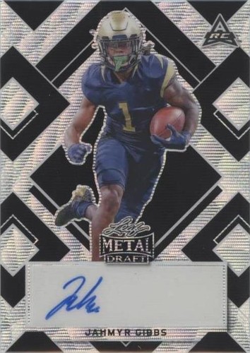 2022 Leaf Metal Draft Jahmyr Gibbs #BA-JG1