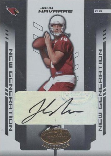 2004 Leaf Certified Materials John Navarre #179
