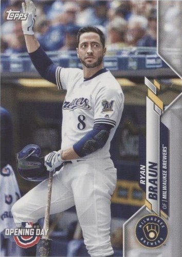 2020 Topps Opening Day - Ryan Braun #160